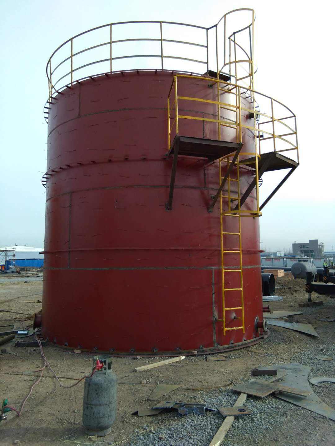 圓形立式碳鋼防腐水箱 圓形立式碳鋼防腐水箱